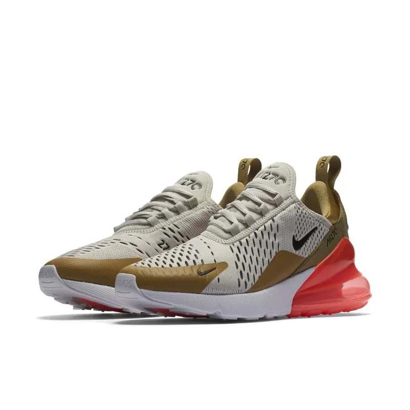 Nike Air Max 270 Flat Gold (W) Flat Gold/Black-Light Bone-White (AH6789-700)