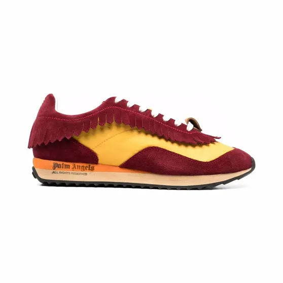 Palm Angels Fringe Runner low-top “Red” (PMIA059S21LEA0012818)
