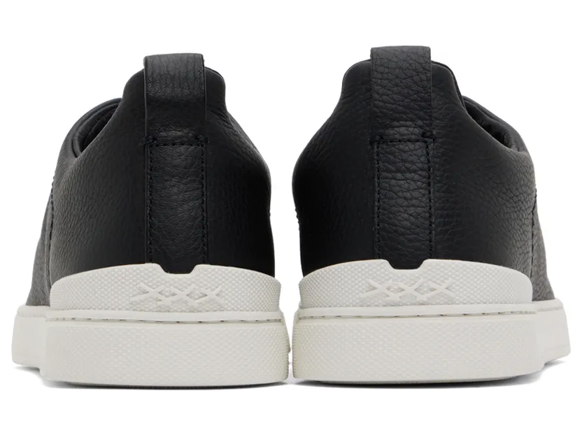 ZEGNA Brown Triple Stitch Sneakers (LHRHS-S4667Z) (2)