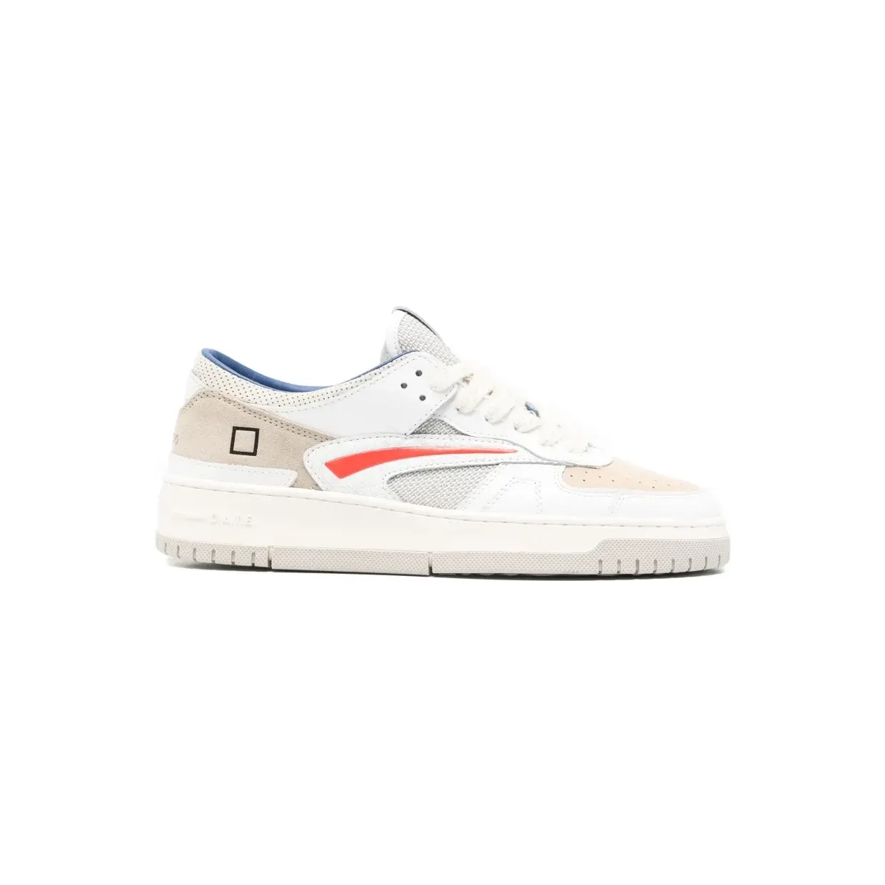 D.A.T.E. Torneo Pop met vierkant logo “White” (M441TOPOWO)