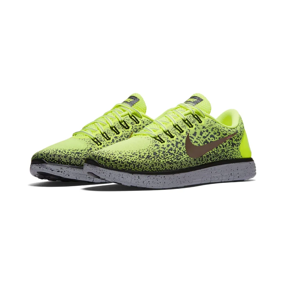 Nike Free Run Distance Shield Volt/Metallic Red Bronze-Dark Grey Volt/Metallic Red Bronze-Dark Grey (849660-700)