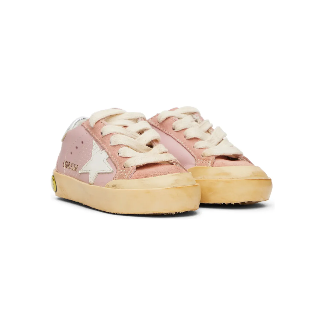 Golden Goose Baby Pink Super-Star Penstar Sneakers (GJF00175.F003182.25647) (4)