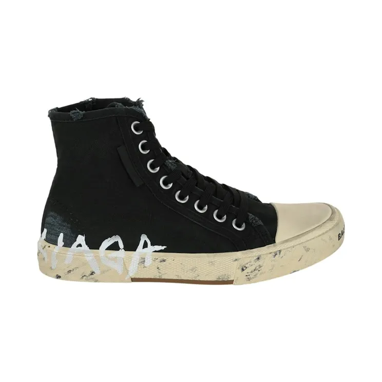 Balenciaga Paris High Graffiti Black White (688756 W3RR4 1099)
