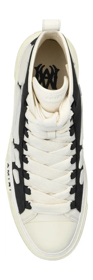 Amiri Skel Court Hi “Black/White” (AMFOSR1149 001) (2)