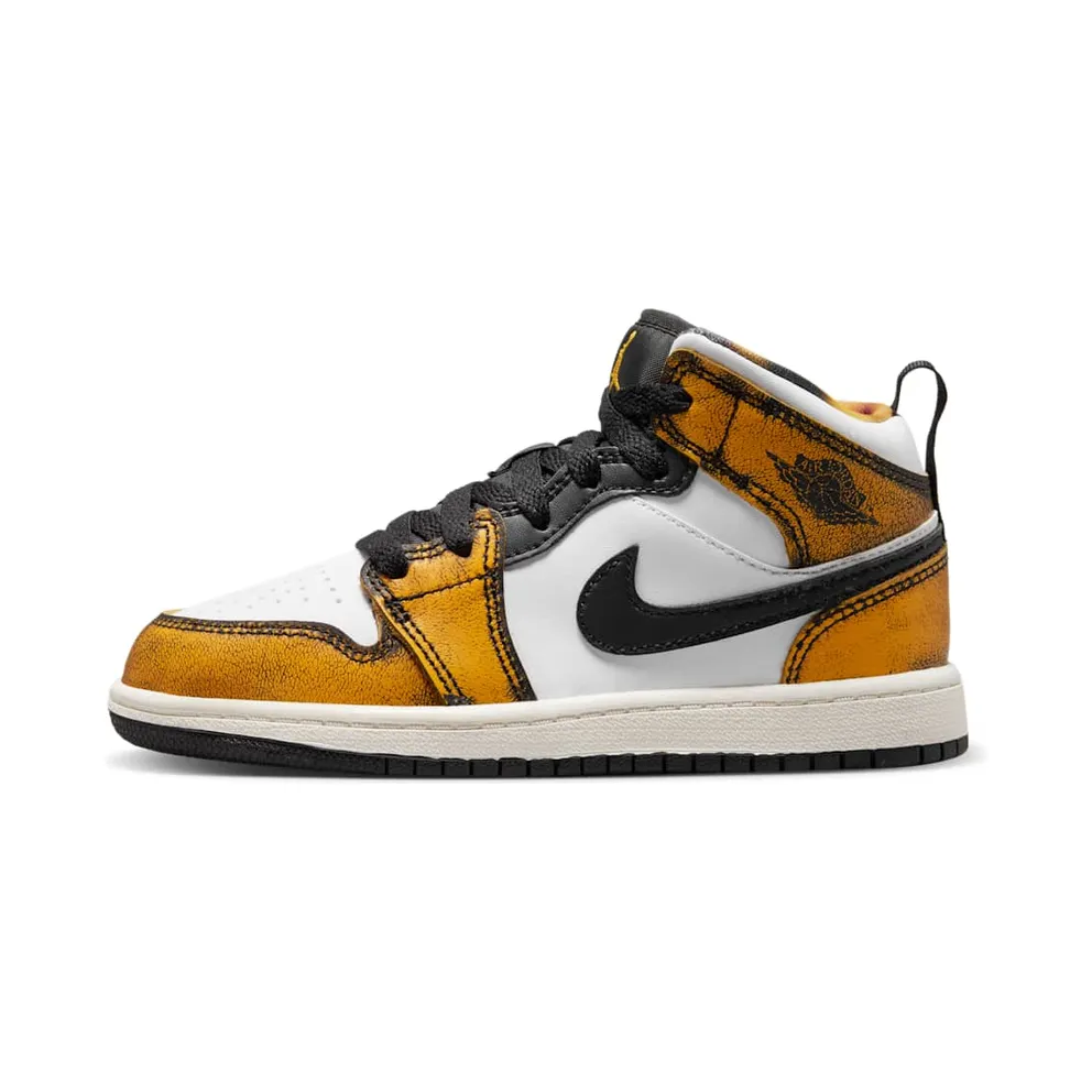 Jordan 1 Mid SE Orange Wear Away (DQ8419-071)