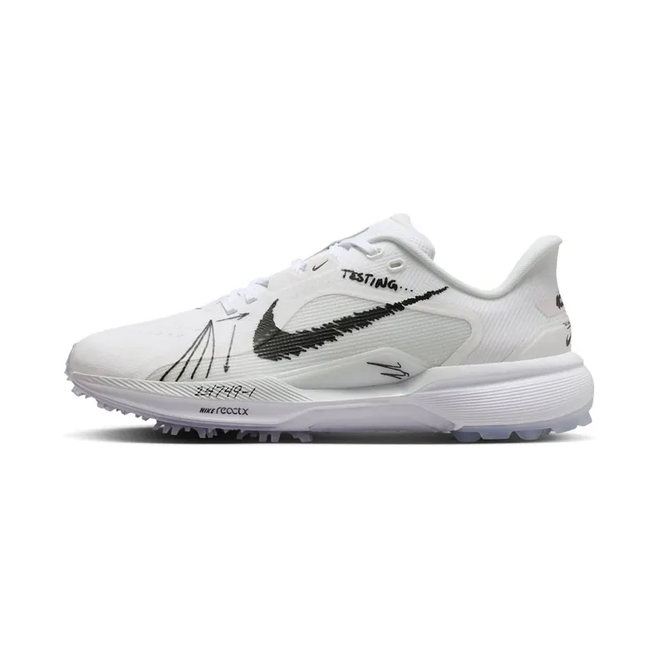 Nike Pegasus 1 Golf Blueprint “White / Summit White / Metallic Silver / Black” (IR3240-100)