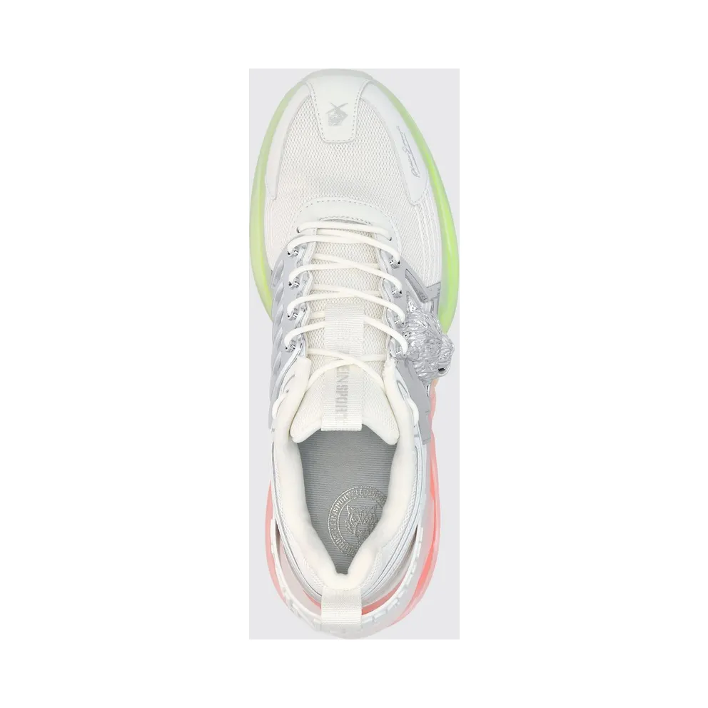 Plein Sport Runner Tiger Low-Top Mesh with Chunky Sole White (AABSUSC0352STE003N01)