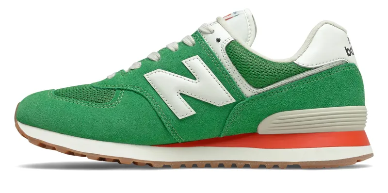 New Balance ML574 HE2 Varsity Green / Velocity Red (ML574HE2)
