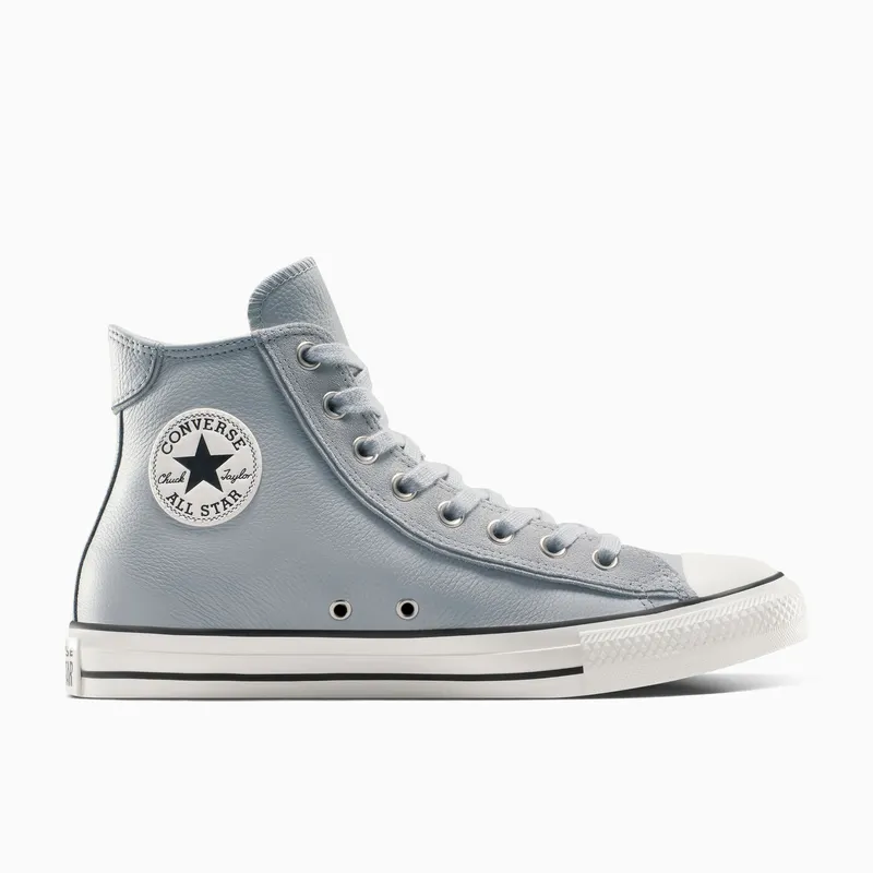 Converse Chuck Taylor All Star Leather & Suede (Wide Width) Grey Area/Egret/Barely Grey (A14250C)
