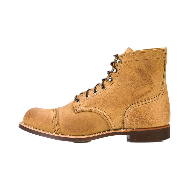 Red Wing Iron Ranger “Hawthorne Muleskinner Leather – Beige” (8083)