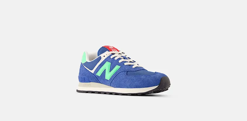 New Balance 574 Blue Agate Lime Leaf (U574BSC)