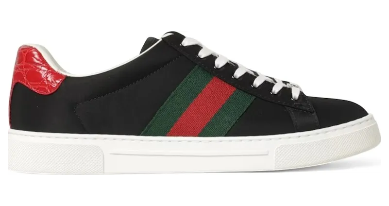 Gucci Ace Nylon Black Red (800891 FADSP 1076)