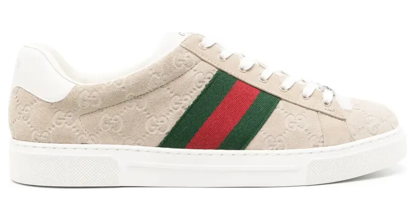 Gucci Ace Web – Beige (798652AADV9)
