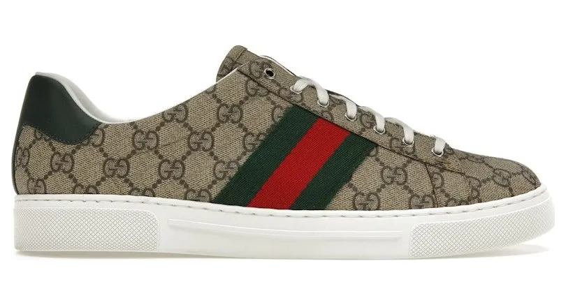 Gucci Ace Web Beige Ebony (760775 FACMZ 9746)