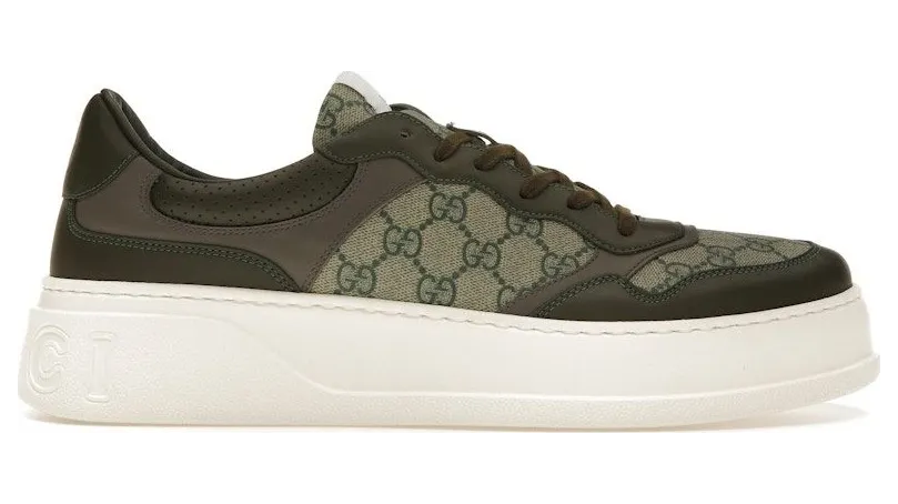 Gucci GG Supreme Sneaker Beige Green (669582 UPGA0 3350)