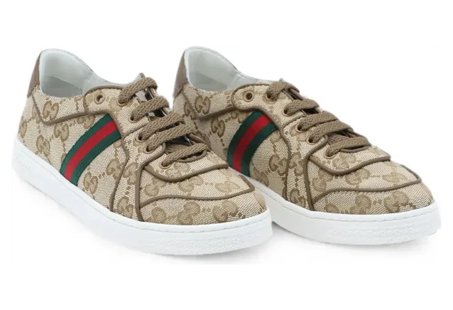Gucci GG Supreme Web-stripe “Neutrals/Brown” (873450 FAF5F 9644)