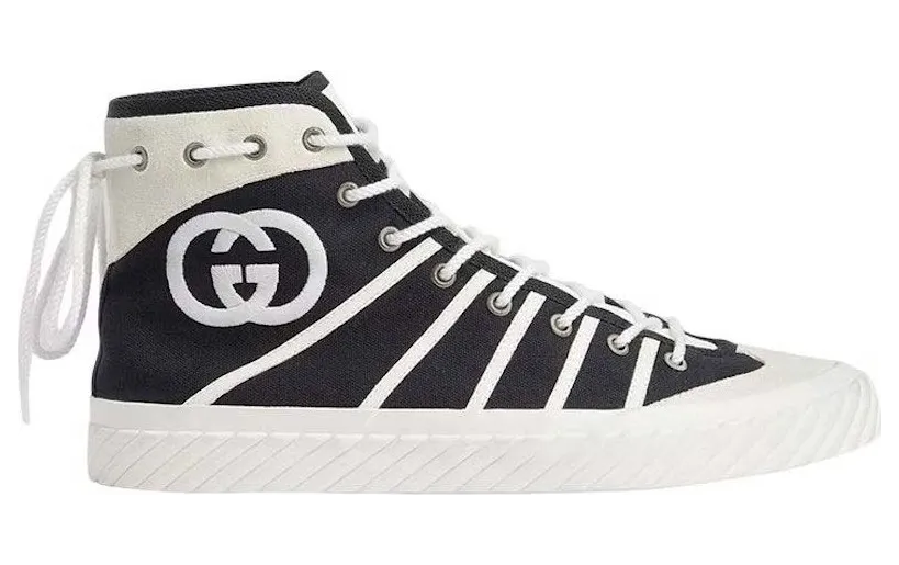 Gucci GG Tortuga High Black White (741893 FABJU 1297)