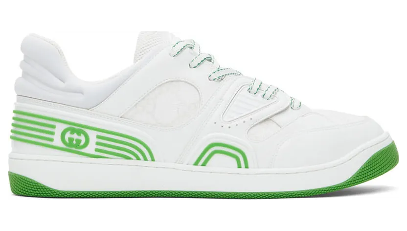 Gucci Green & White Basket (698785 2SHG0)