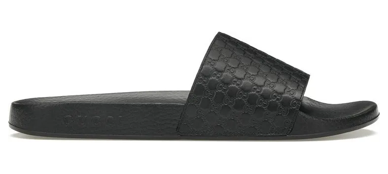 Gucci Microguccissima Slide Black (567116 BMJ00 1000)
