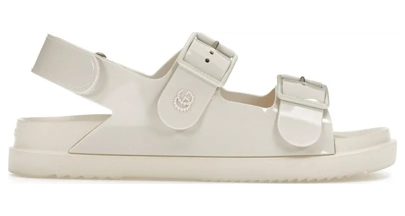 Gucci Mini Double G Sandal Off-White Rubber (_660243 J8700 9050)