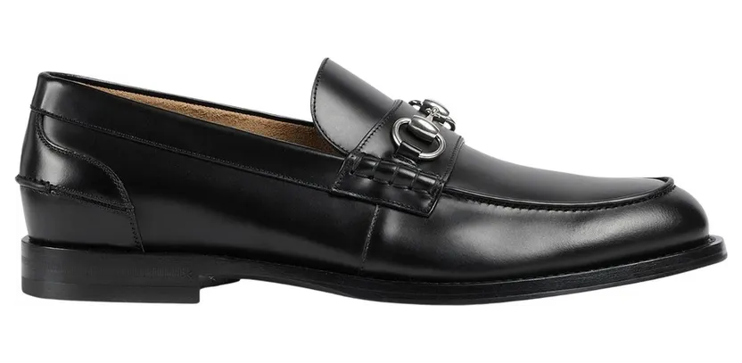 GUCCI Mocassins Avec Détail Mors Pour Homme, Taille 38.5 IT (851398AAFAR1000)