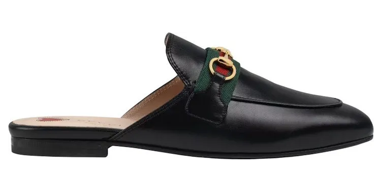 Gucci Princetown Slide Black Web Leather (629084 CQXM0 1060)