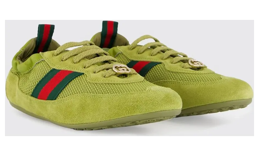 Gucci Shift Suede and Mesh Green (857963AAF1Z3150)