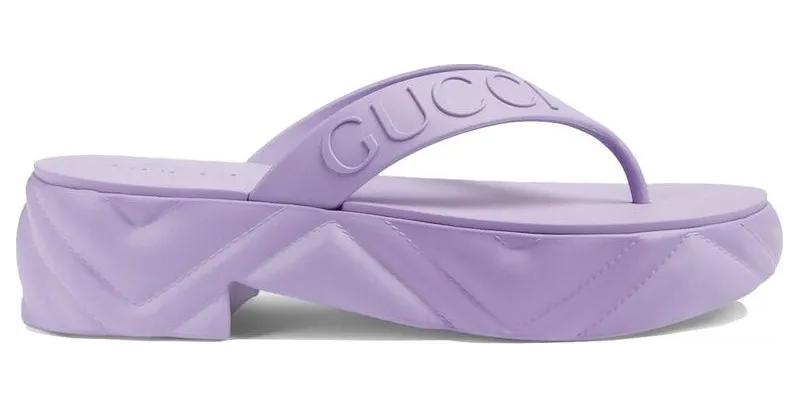 Gucci Thong Platform Sandal Lilac (746334 JFM00 5306)