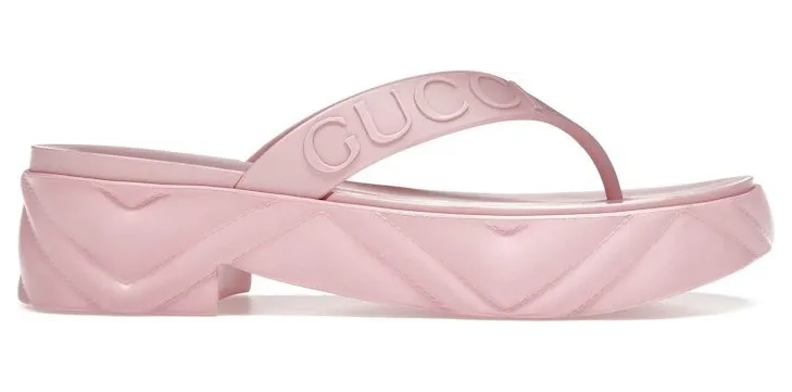 Gucci Thong Platform Sandal Pink (746334 JFM00 5815)