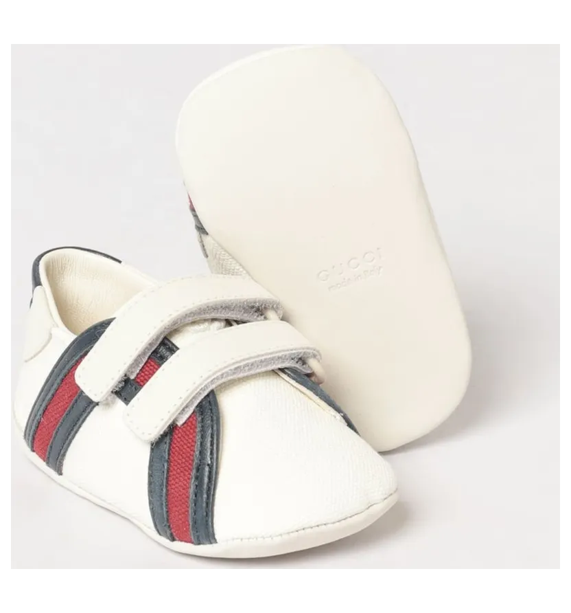 Gucci Web in Canvas and Leather White (856586FAFMZ9161)