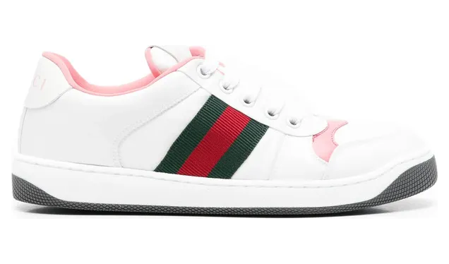 Gucci Web-stripe “White/Pink” (A000MW FAGAU 9063)