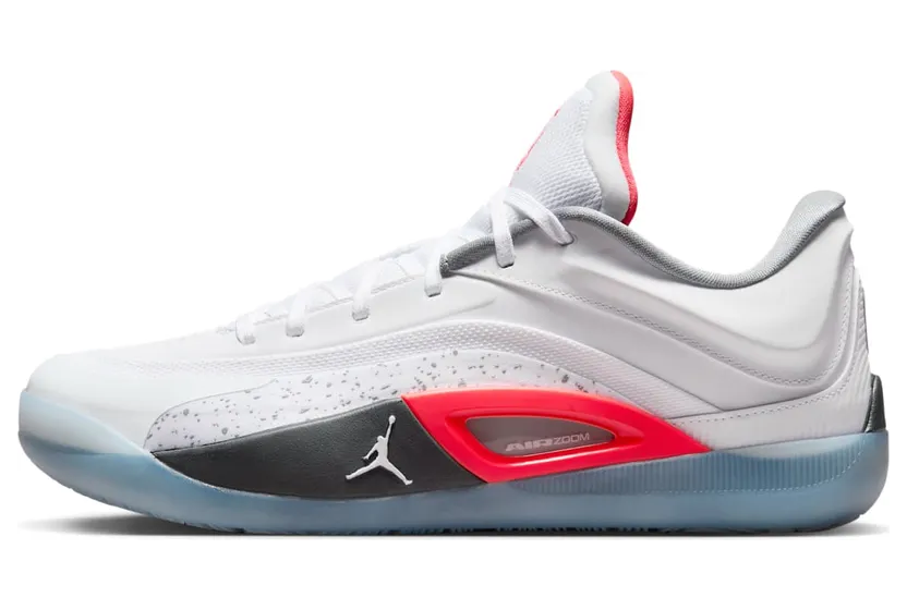 Jordan Zion 4 Flight “White / Photon Dust / Dark Smoke Grey / Infrared 23” (FB1802-103)
