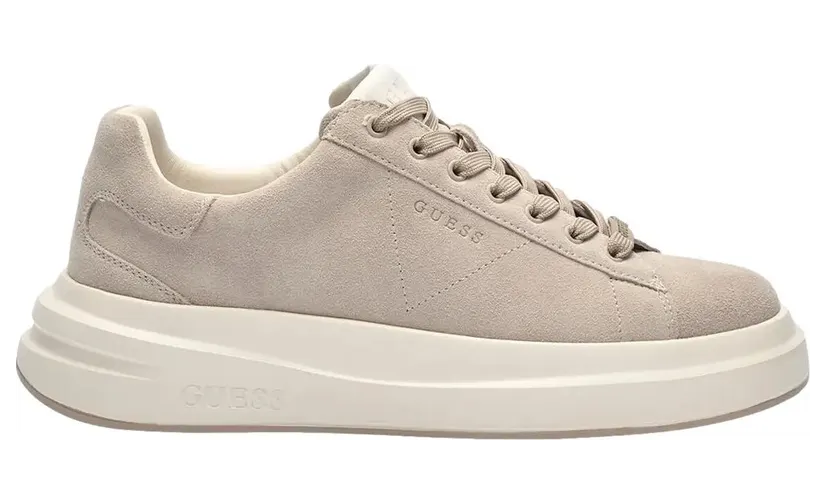 Guess – Elba Sneaker – Men – Shoes – Beige (FMTLBA-SUE12-BEIGE)