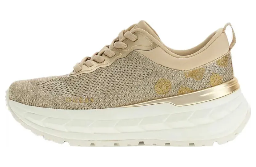 Guess – Runit 4G Logo Running Shoes – Women – Shoes – Grey (FLPRN3FAB12-PLATI)
