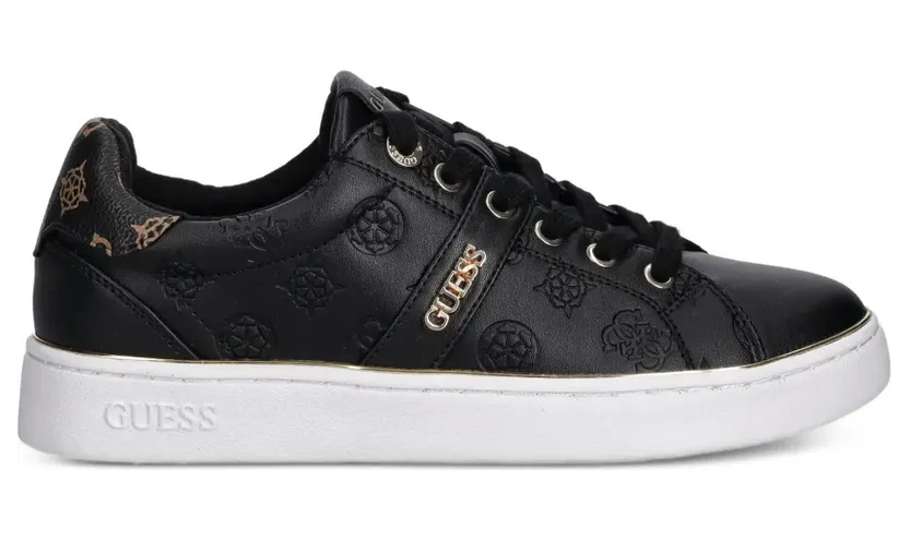 GUESS USA Britz 4G mit Logo-Prägung – Black (FLFBTZFAL12)