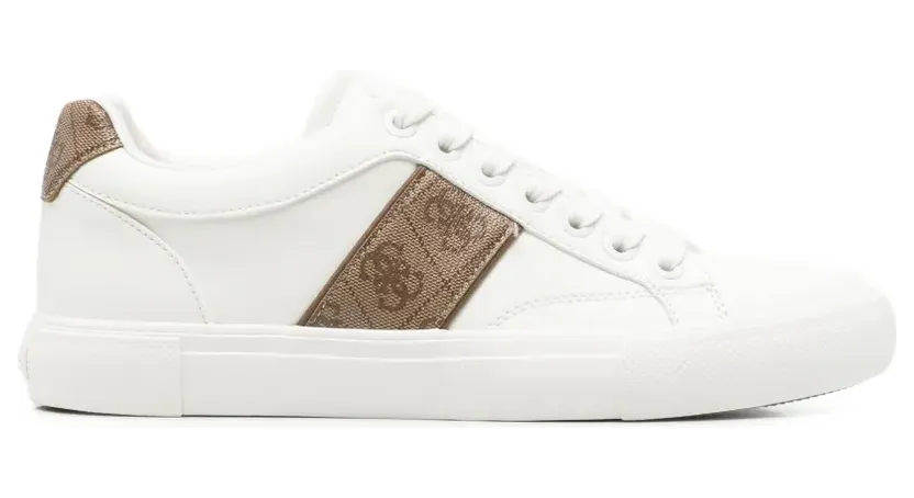 GUESS USA Cribe Leder- mit Logo-Print – White (FMTCRIFAL12)