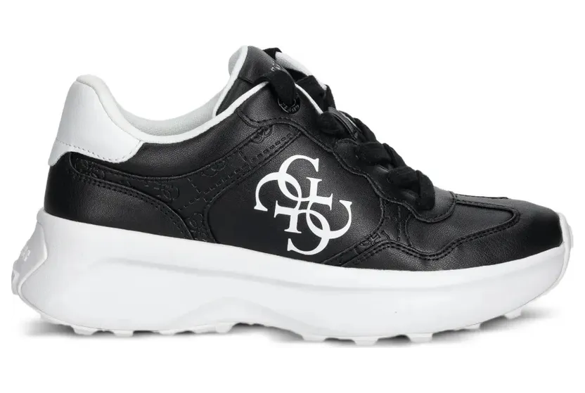 GUESS USA Leren with logoplakkaat – Black (FLPLUCELE12)