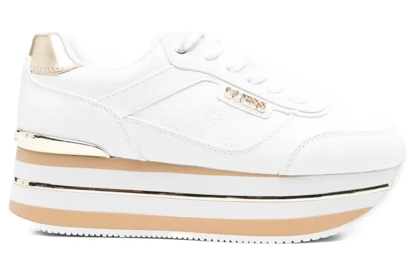 GUESS USA with plateauzool and logo-reliëf – White (FLJHN4ELE12)