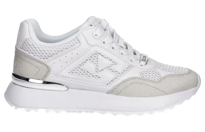 GUESS USA with plateauzool and mesh vlakken – White (FLTKORELE12)