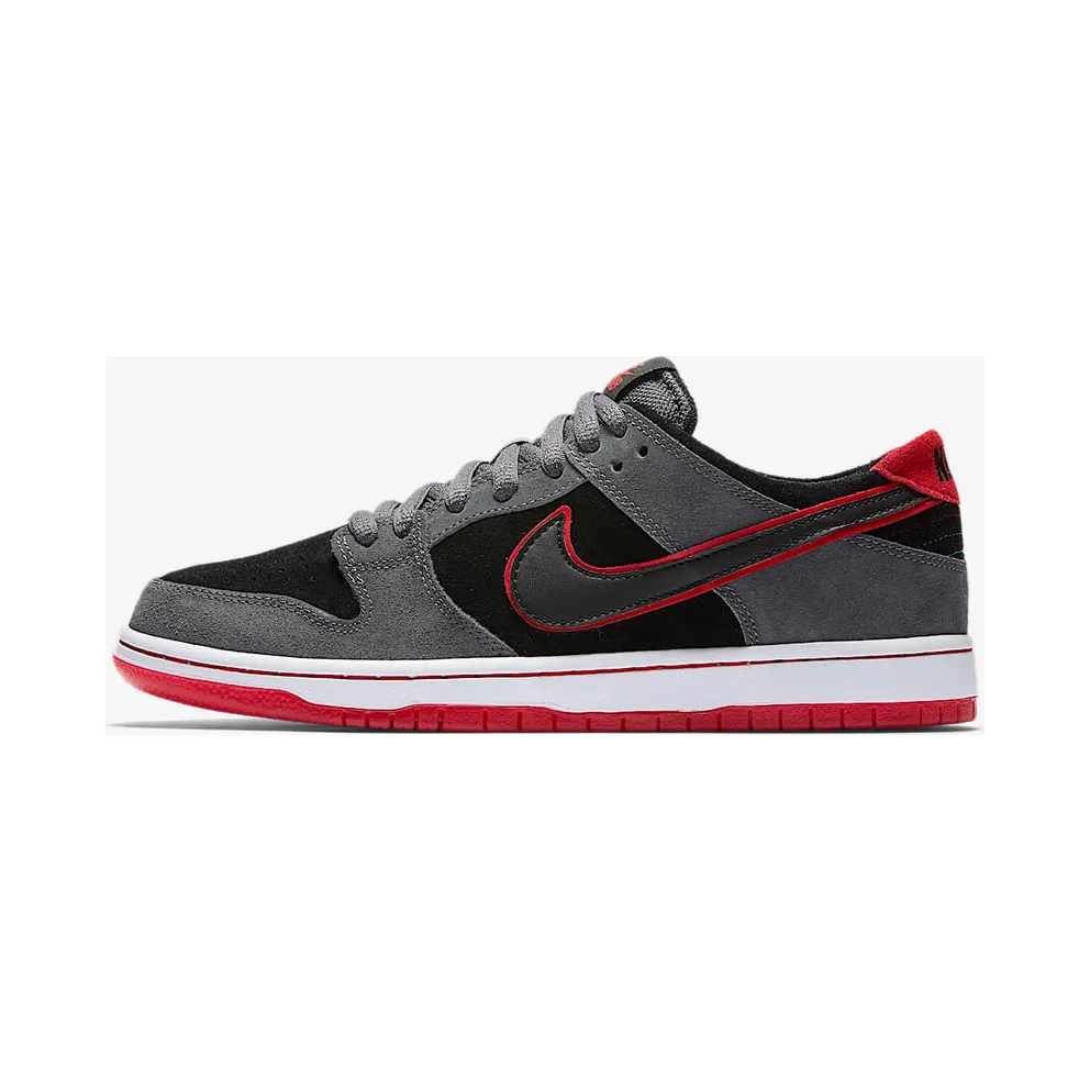 Nike SB Dunk Low Ishod Wair Dark Grey Dark Grey/University Red-White-Black (895969-006)