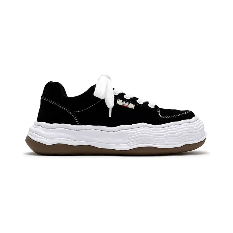 Maison Mihara Yasuhiro Oliver OG Sole Suede Low Black White (A15FW702-BLK)
