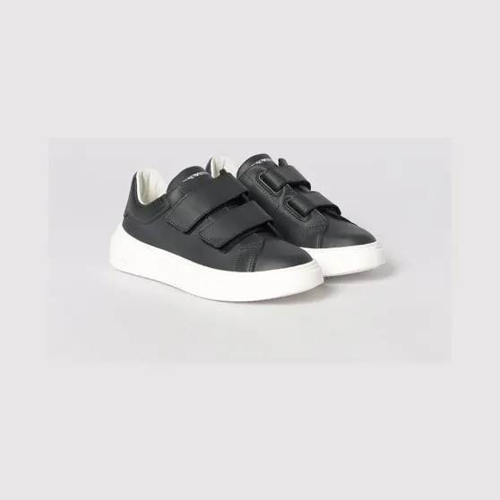 Emporio armani Leather Sneakers Navy (XYX035XCC7600285)