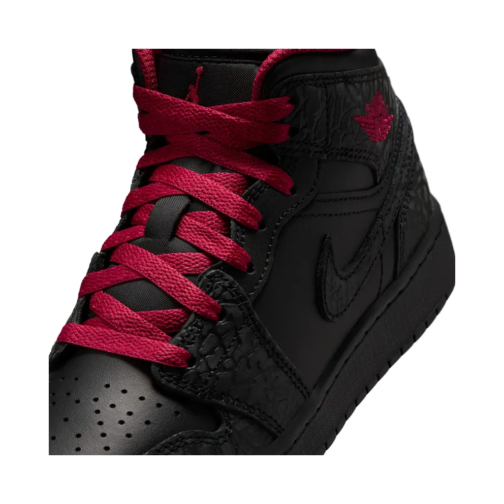 Nike Air Jordan 1 Mid SE “Black / Tough Red” (IX3528-010)