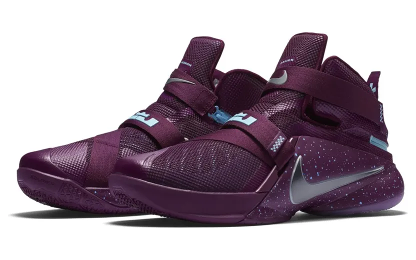 LeBron Soldier 9 “FLYEASE” Mulberry/Silver (846246-506)