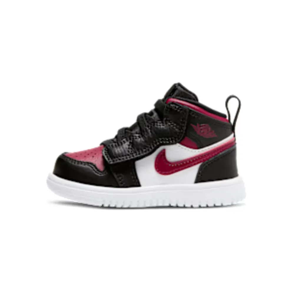 Air Jordan 1 Mid ALT TD “Black / White / Noble Red” (AR6352-066)