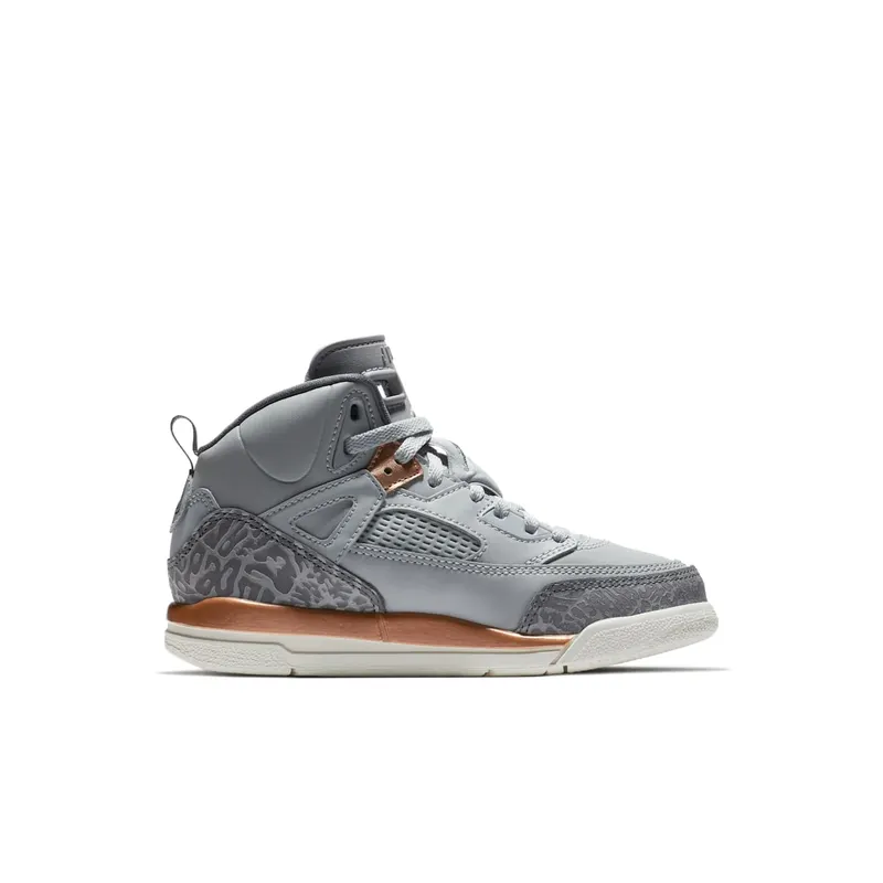 Jordan Spizike Wolf Grey Metallic Red Bronze (PS) Wolf Grey/Dark Grey-Metallic Red Bronze-Sail (535708-018)