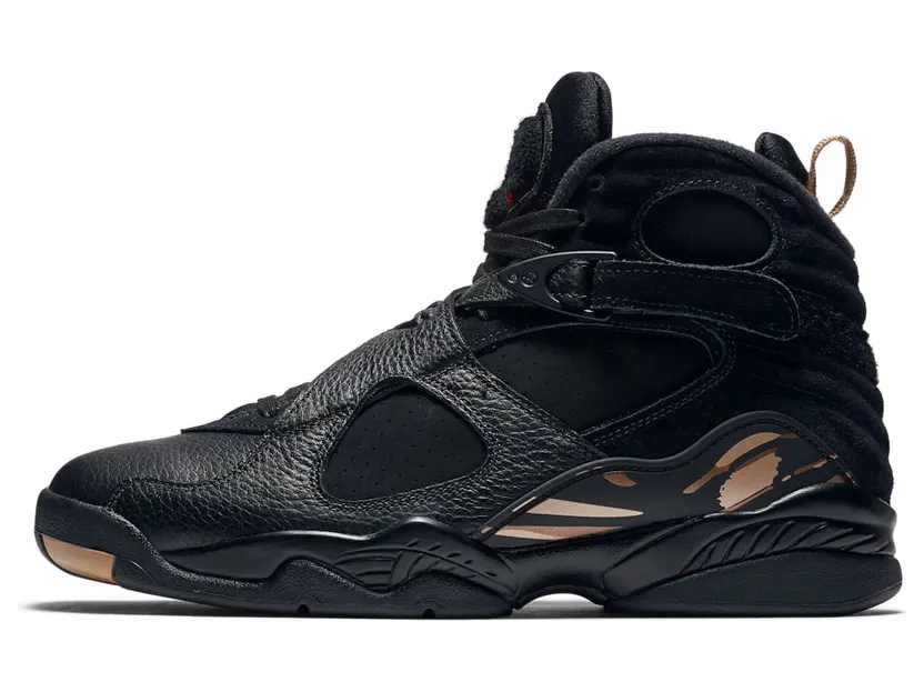 Jordan 8 Retro OVO “Black / Metallic Gold / Varsity Red / Blur” (AA1239-045)