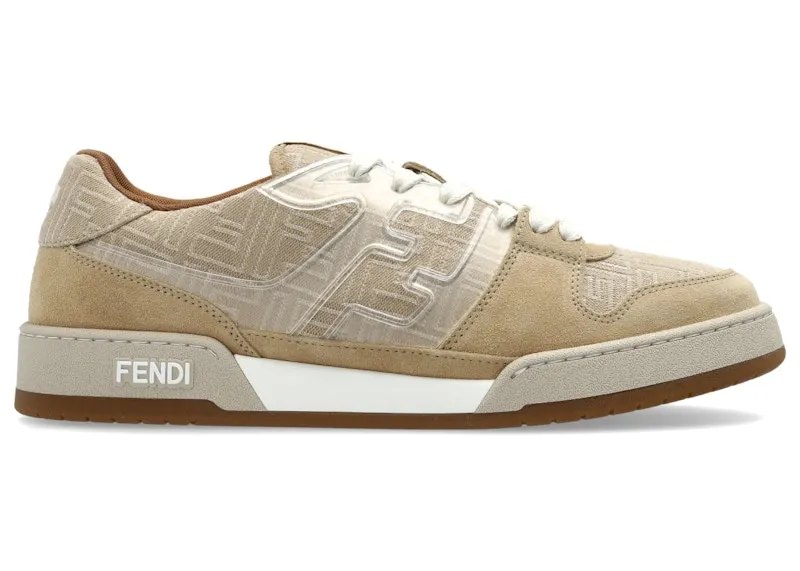 Fendi Match Jacquard Low Beige (7E1688 AY9B F1TNU)