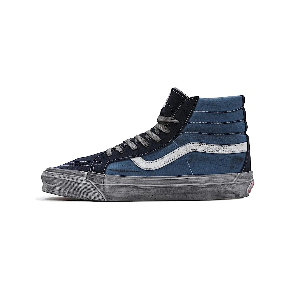 Vans Vault UA OG Sk8-Hi LX Stressed Navy Blue (VN0A4BVBNGJ)