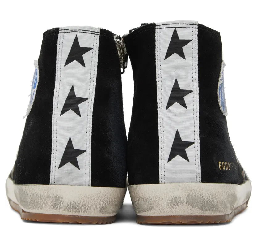 Golden Goose Black Francy Bike High-Top Sneakers (GMF00260.F002753.90312) (2)